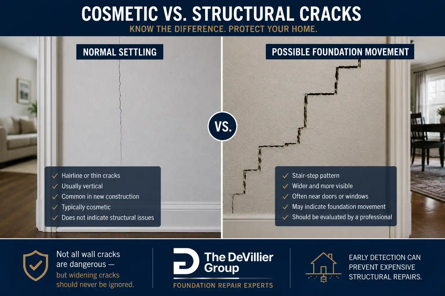 Hairline Crack vs Structural Crack