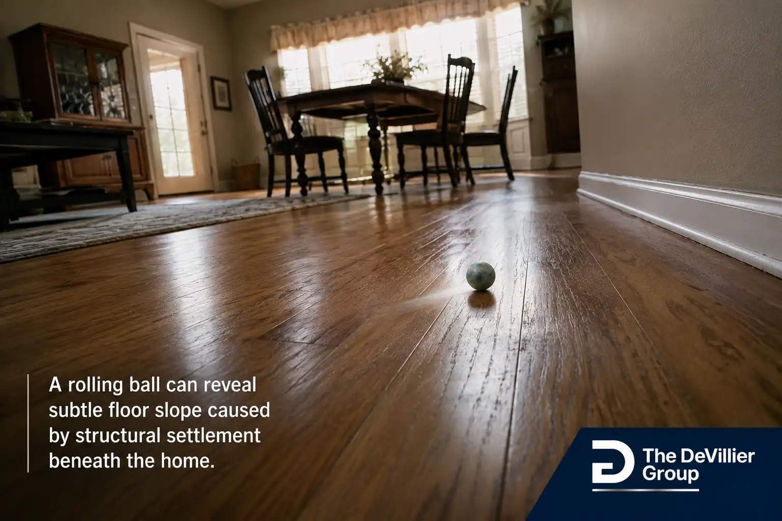 Uneven or Sloping Floors
