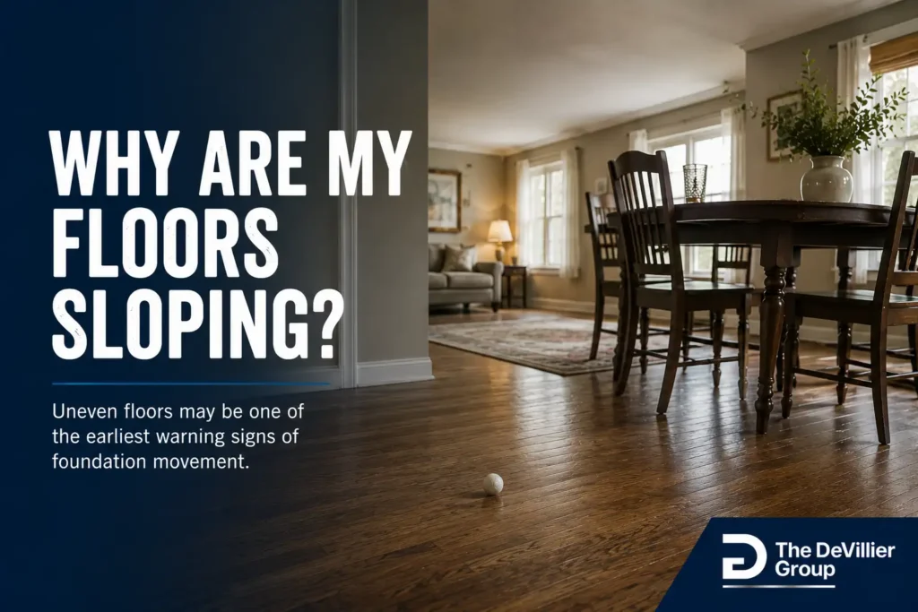 Why Are My Floors Sloping? 7 Common Causes Louisiana Homeowners Should Know